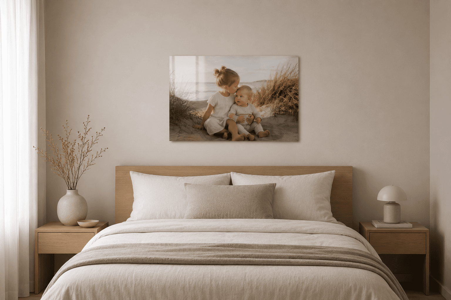 Foto op plexiglas op de slaapkamer
