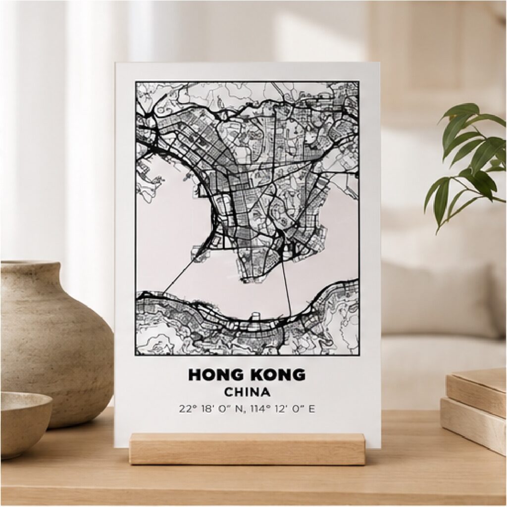 Plexiglas Stad - Hong Kong
