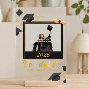 Plexiglas Geslaagd - You did it!