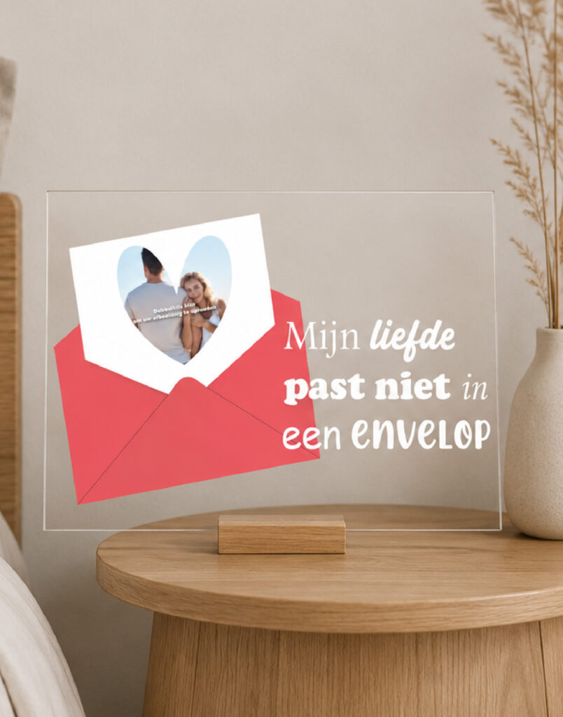 Plexiglas Liefde - Envelop