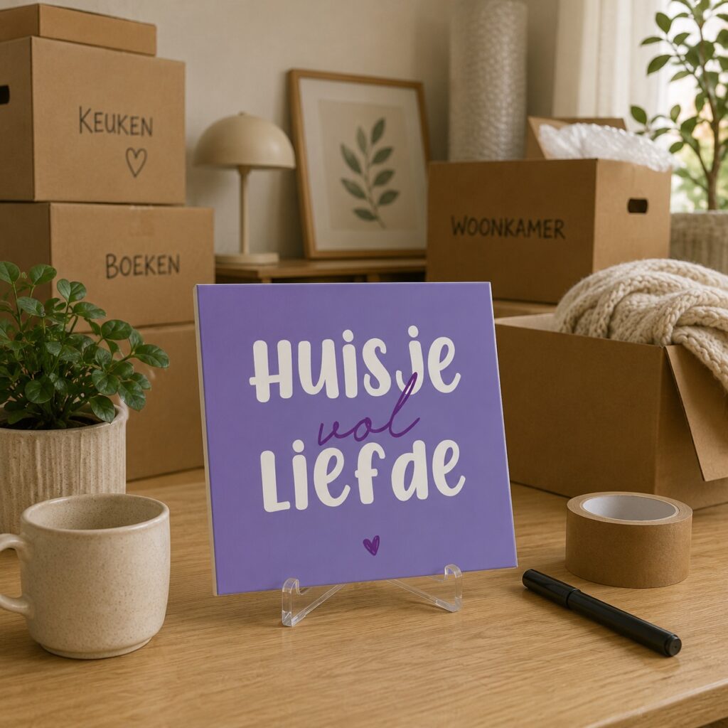 Tegel Housewarming - Huisje vol liefde