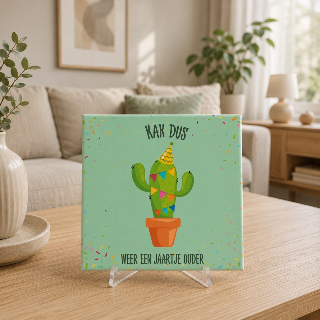 Tegel Mijlpalen - Kak dus weer een jaartje ouder