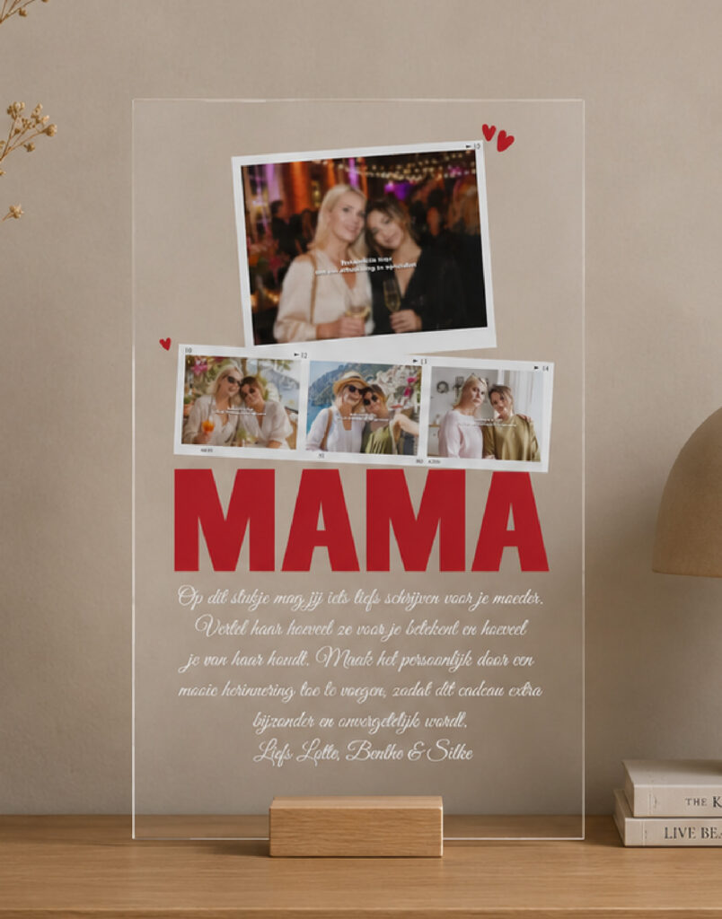 Plexiglas Familie - Mama