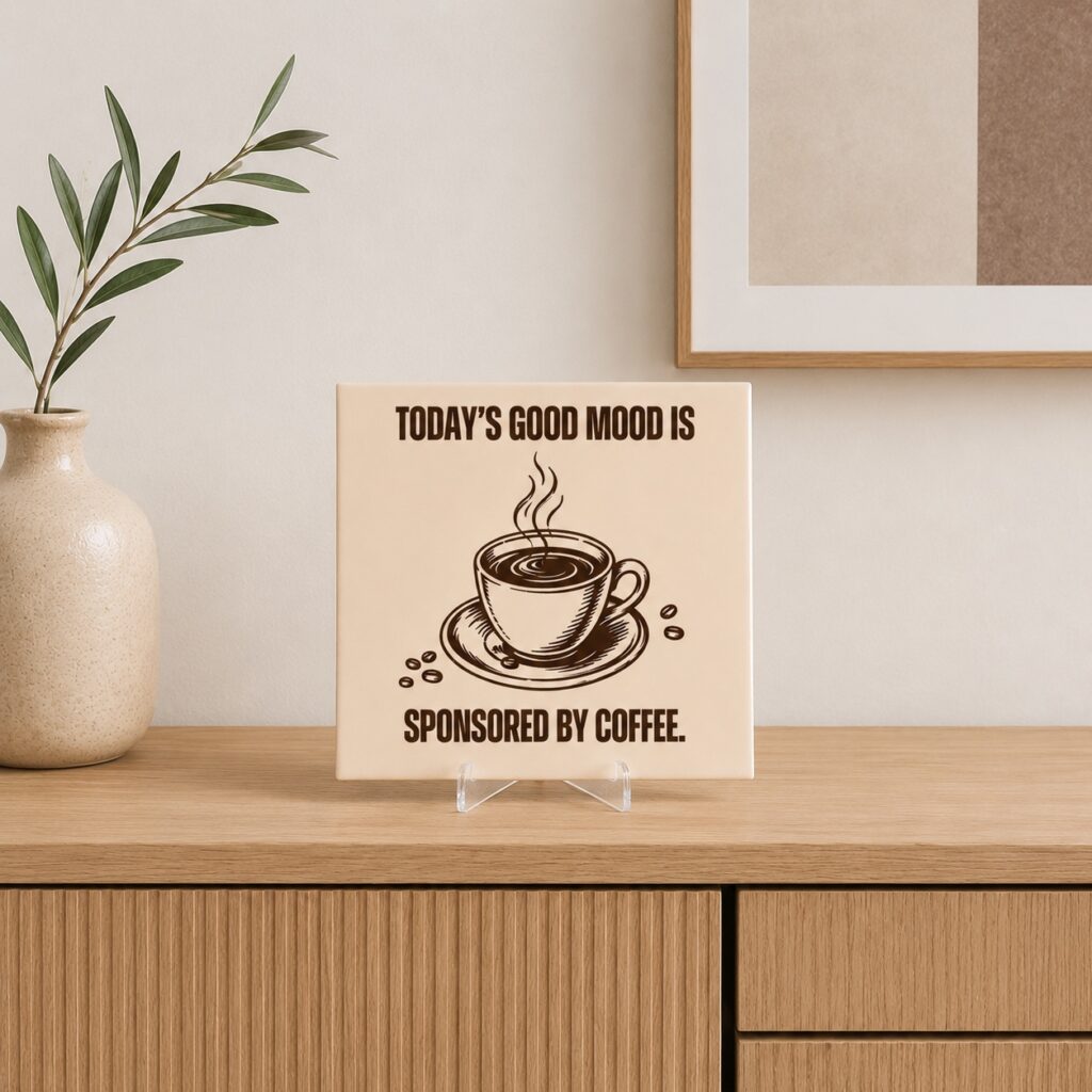 Tegel Quotes - Today's good mood is sponsored by coffee
