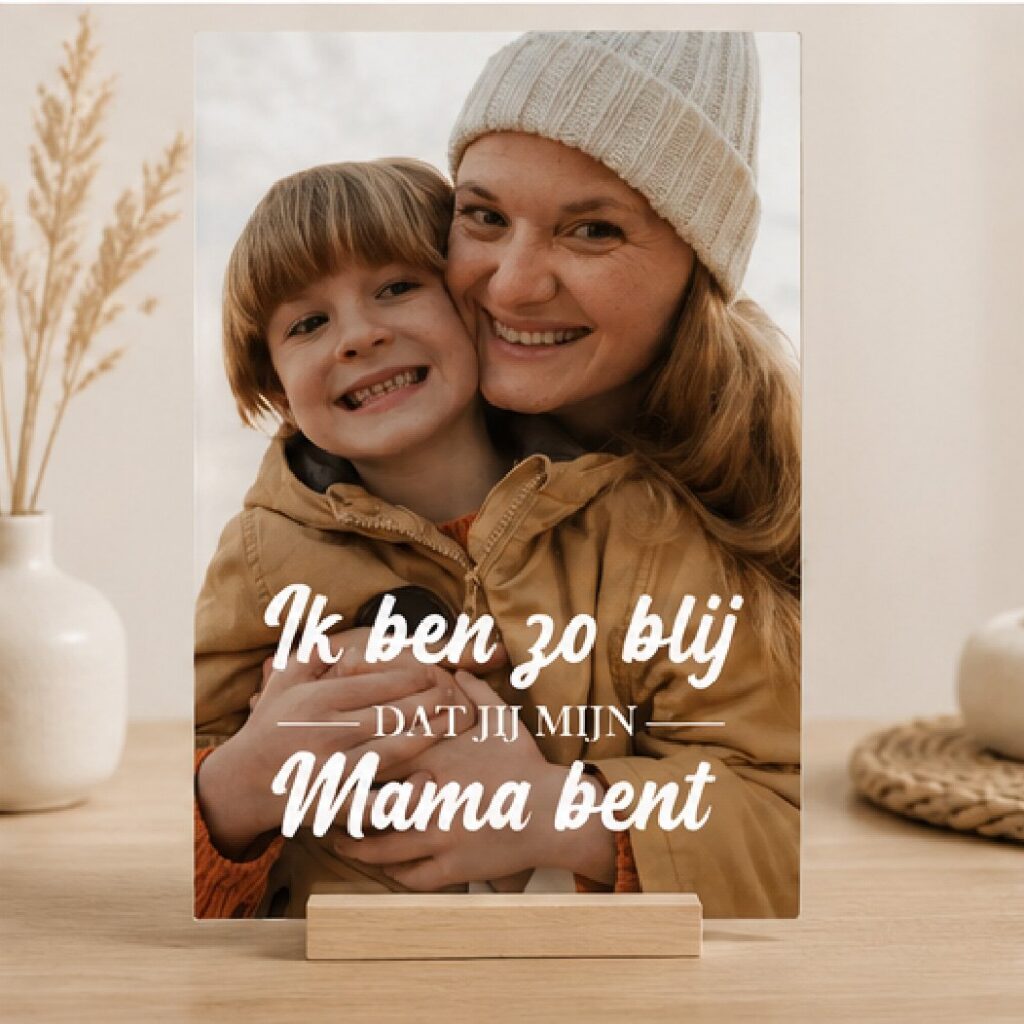 Plexiglas Familie - Liefste mama