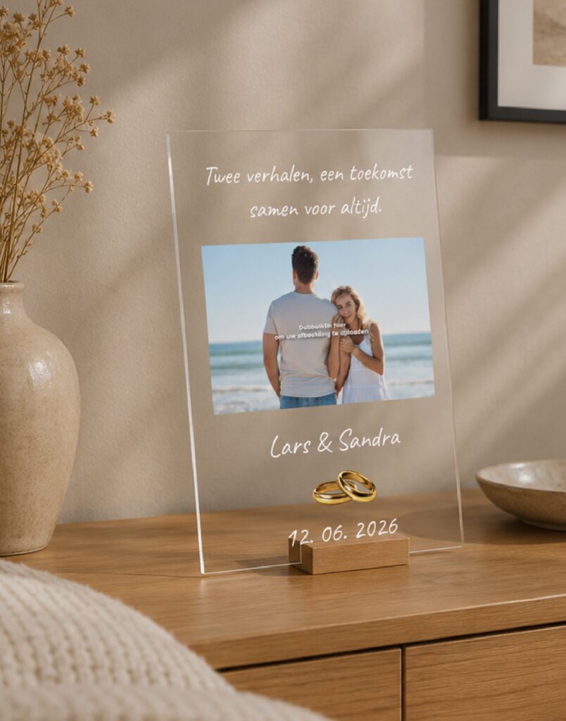 Plexiglas Liefde - Samen voor altijd