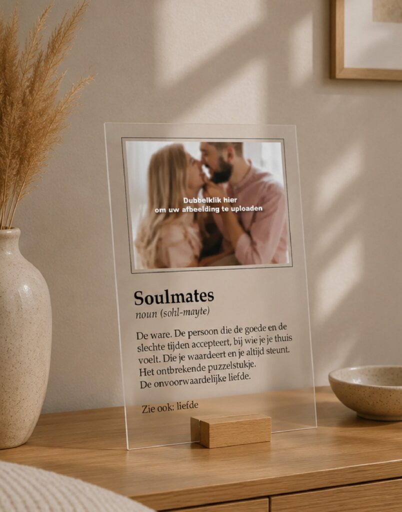Plexiglas Liefde - Soulmates