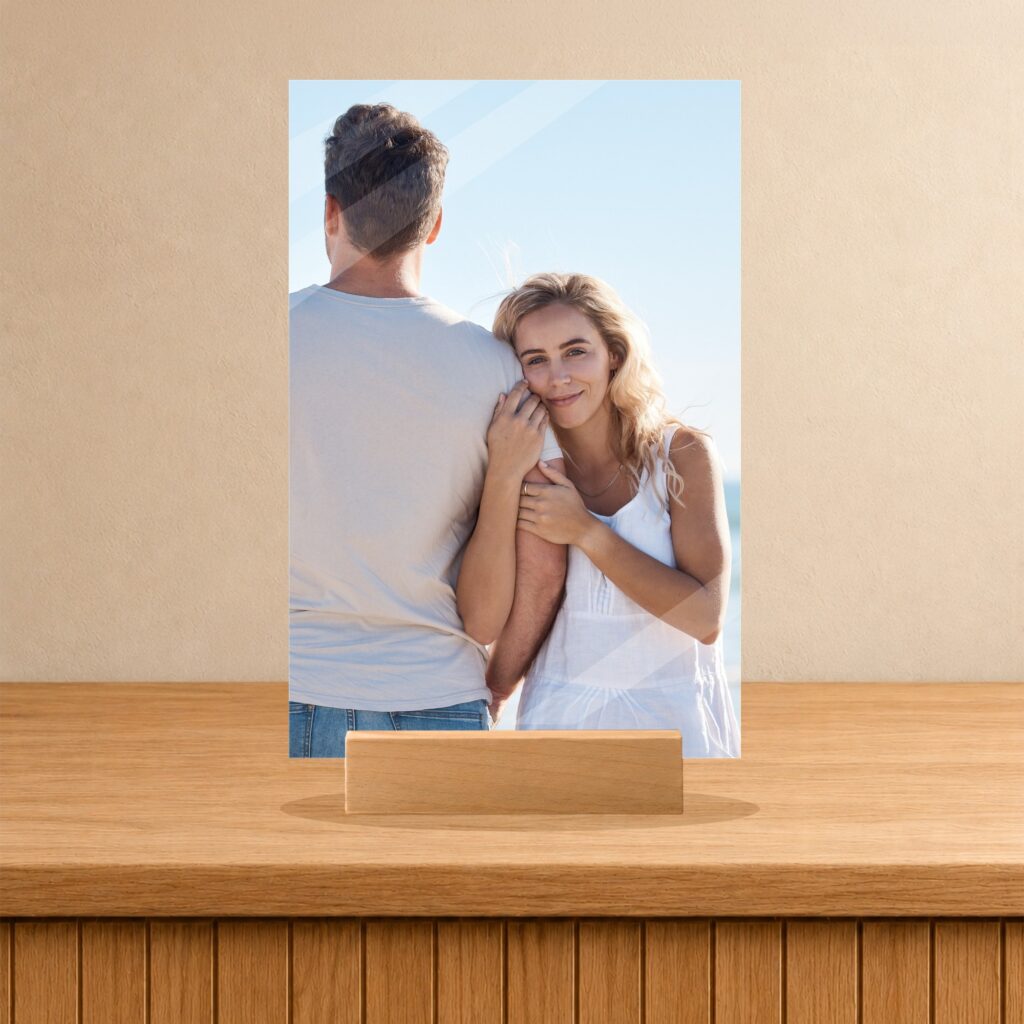 foto op plexiglas staand